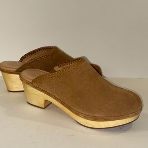 Frye Suede Slip-on Mule